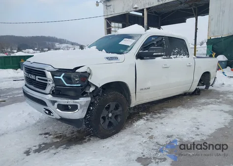 2021 Ram 1500 Big Horn 4X4 5'7 Box from USA, damaged, VIN 1C6SRFFT3MN569783